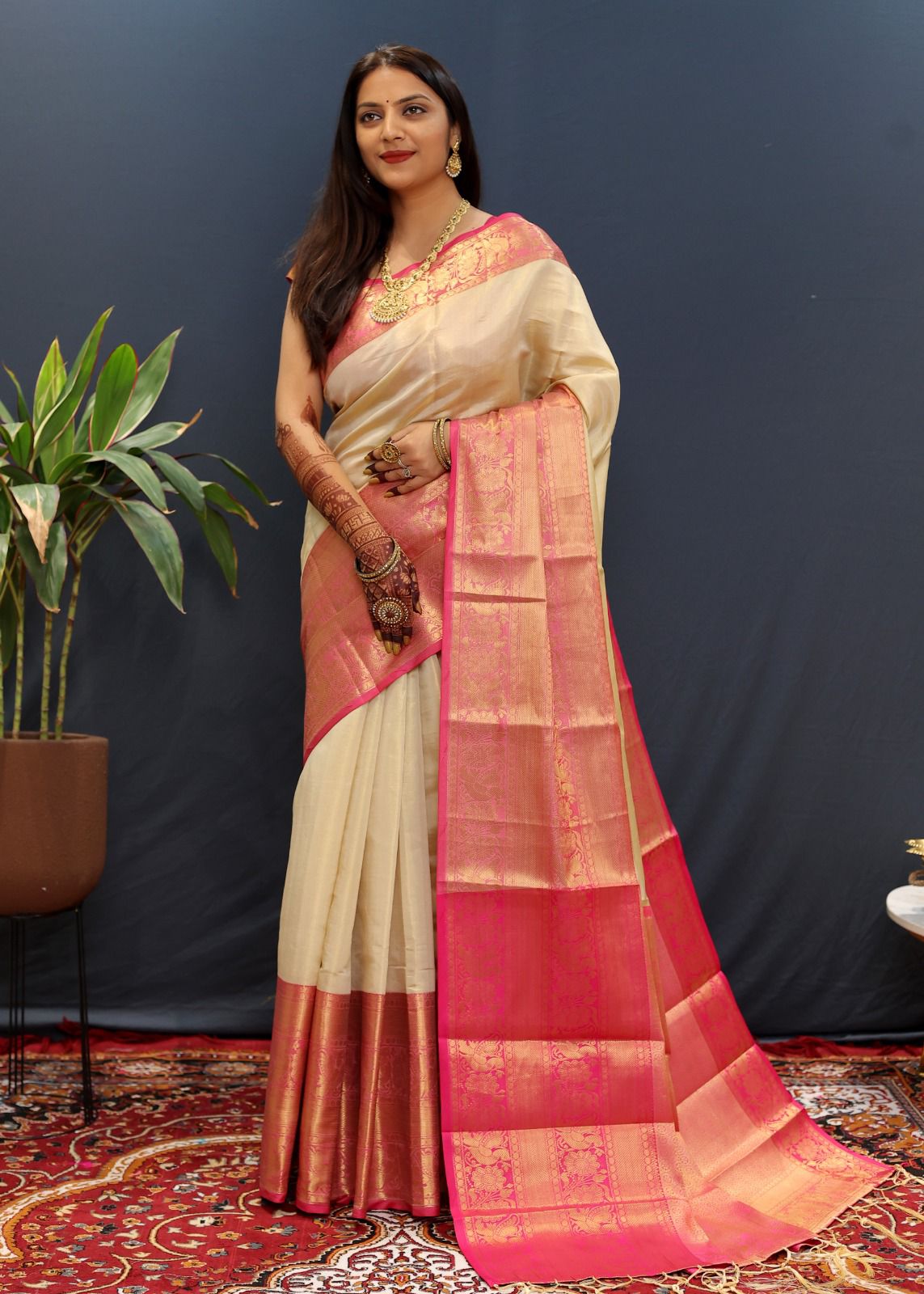 Beautiful Soft Tissue Silk Saree