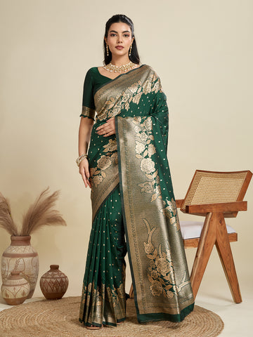 Green Kanjivaram Silk Saree