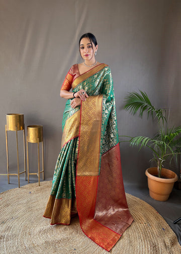 Green Silk Saree