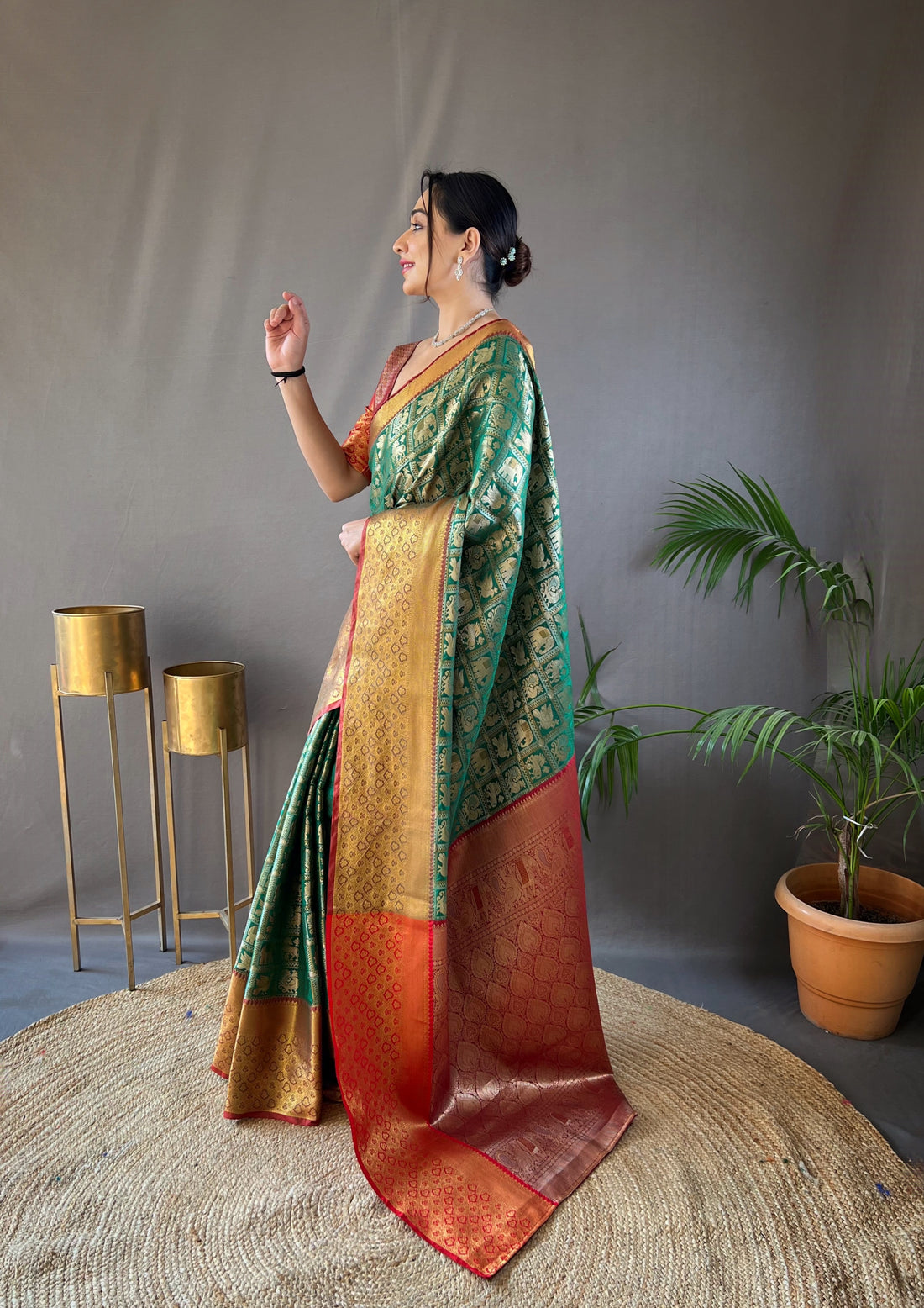 Green Silk Saree