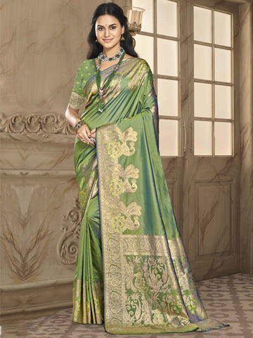 Green Silk Saree