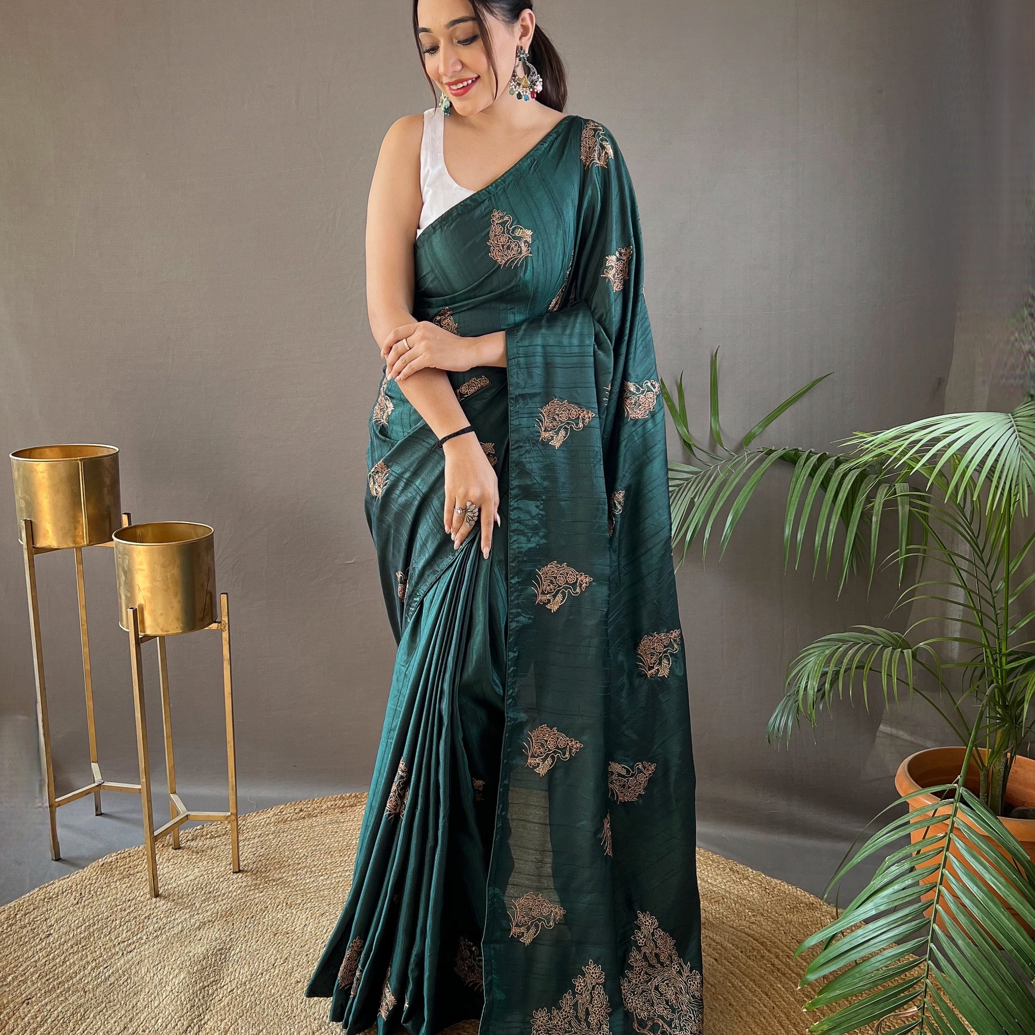 Green Soft Silk Saree