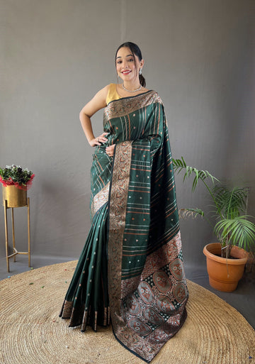 Green Silk Saree