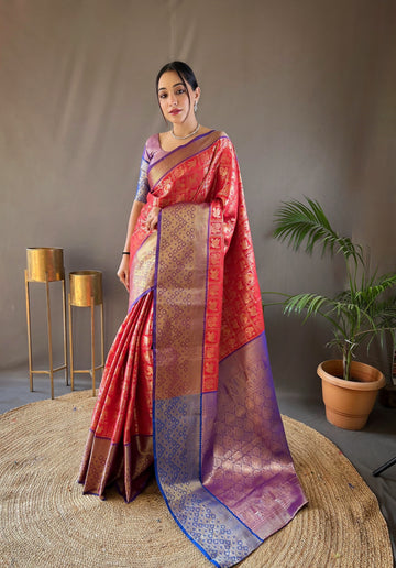 Red Silk Saree