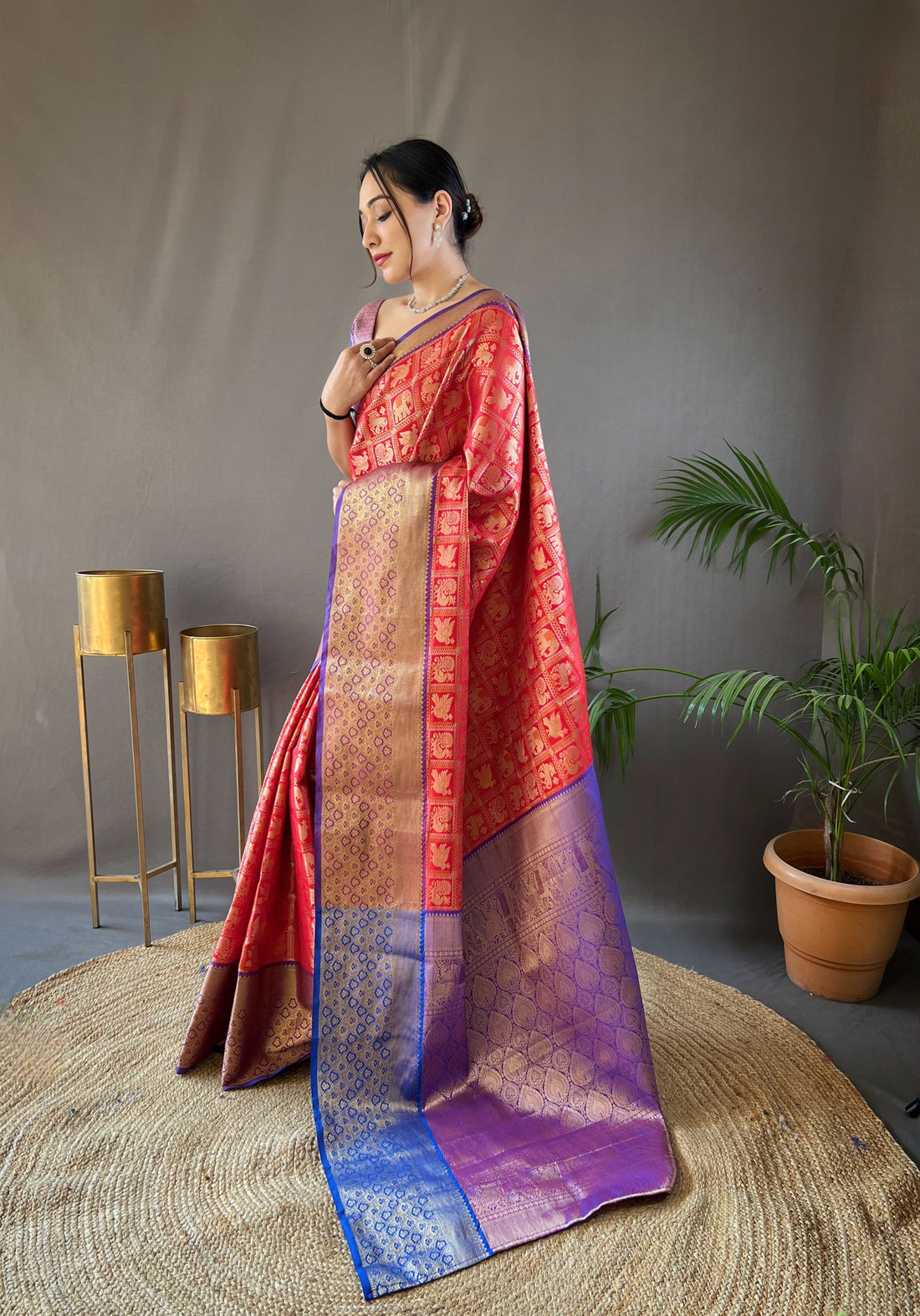 Red Silk Saree