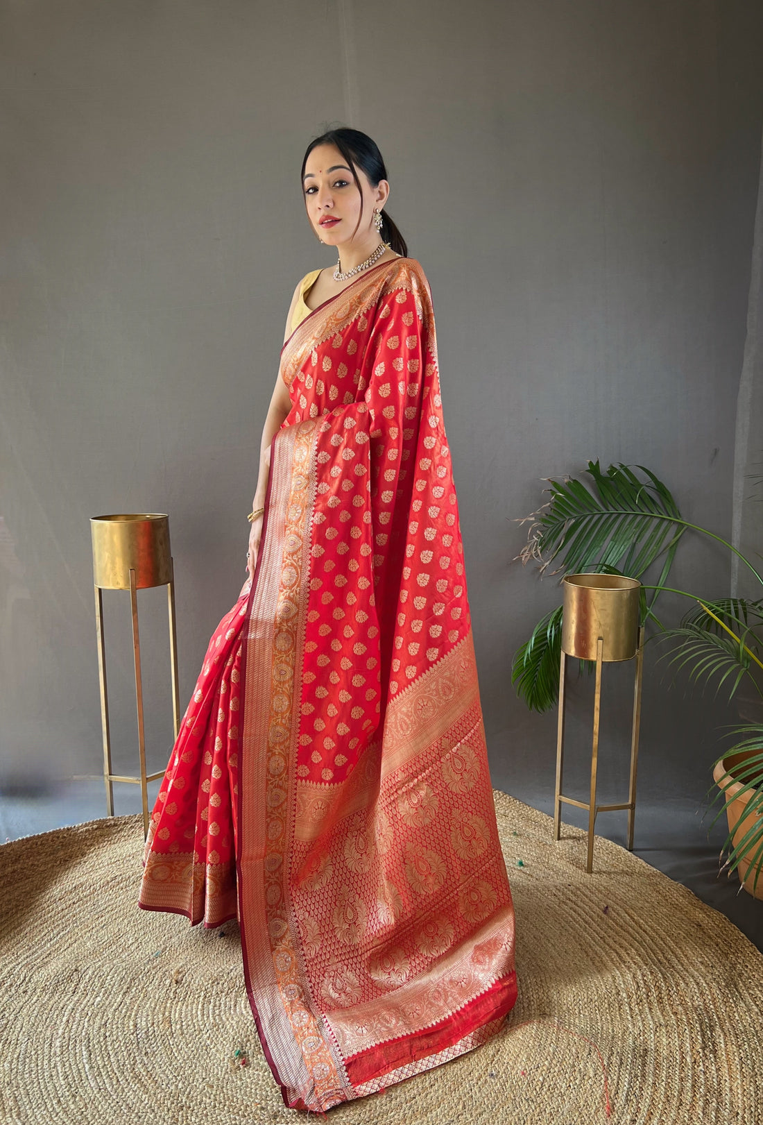 Red Soft Silk Saree