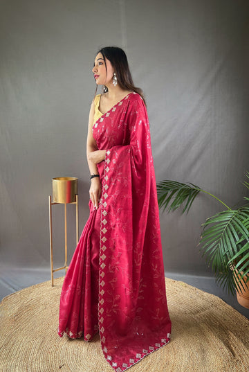 Red Silk Saree