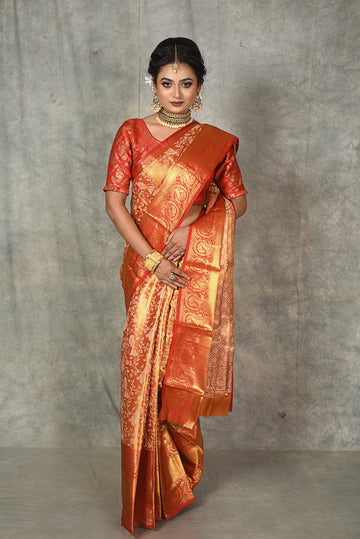 Red Kanjivaram Silk Saree