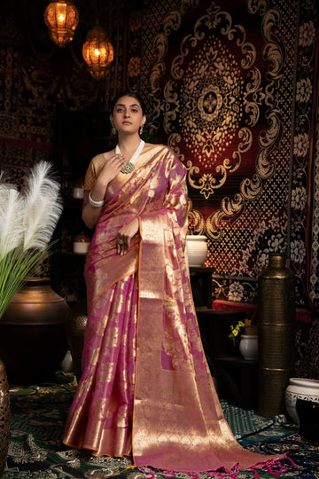 Purple Jimmy Choo Saree