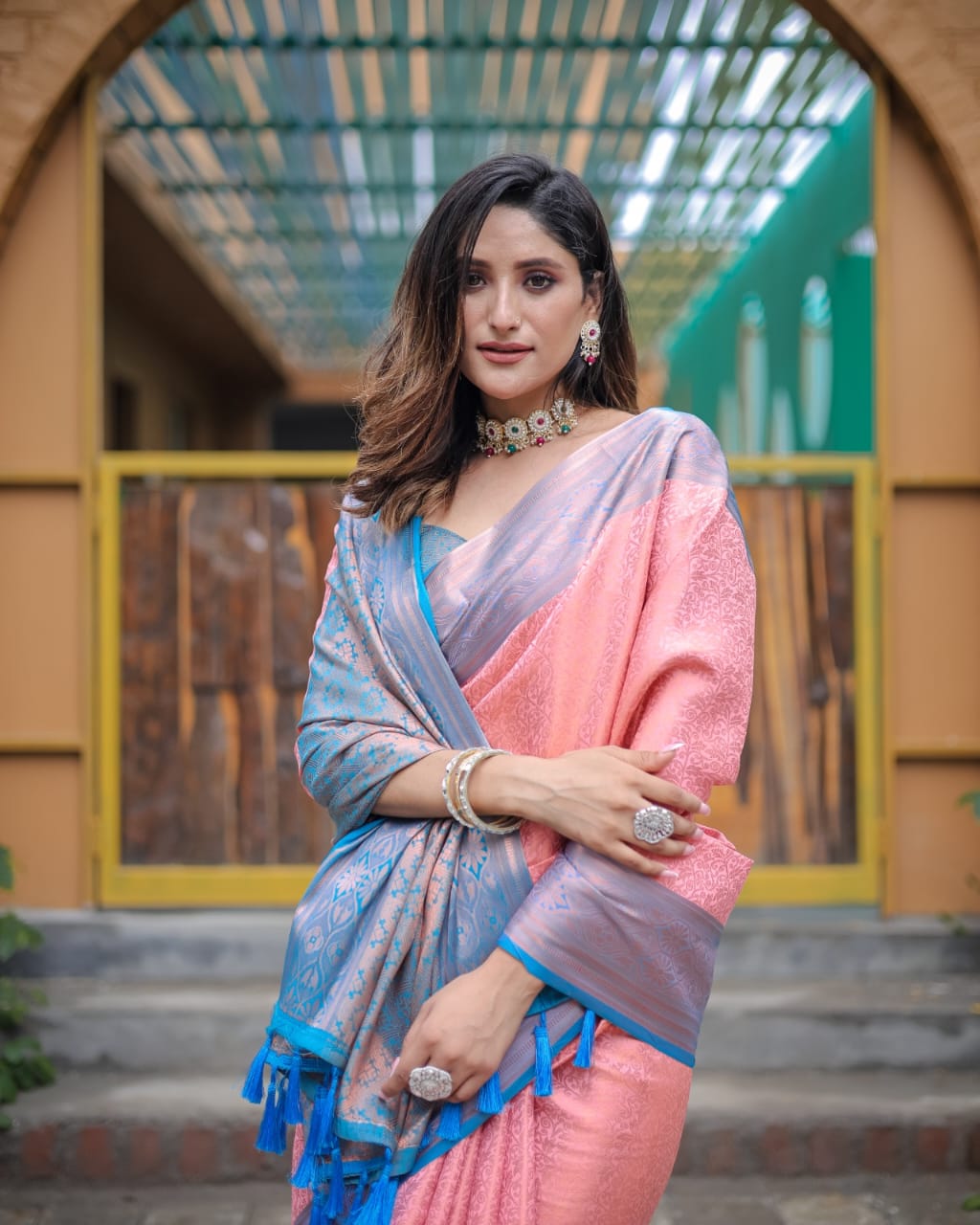 Paithani Frock – WEAR COURAGE