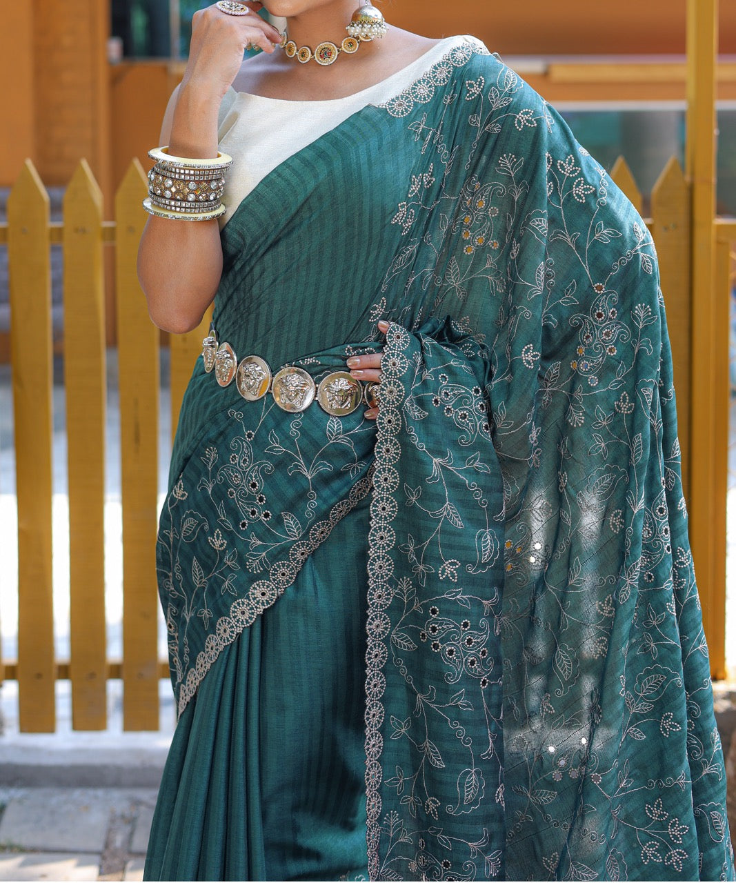 Green Soft Silk Saree