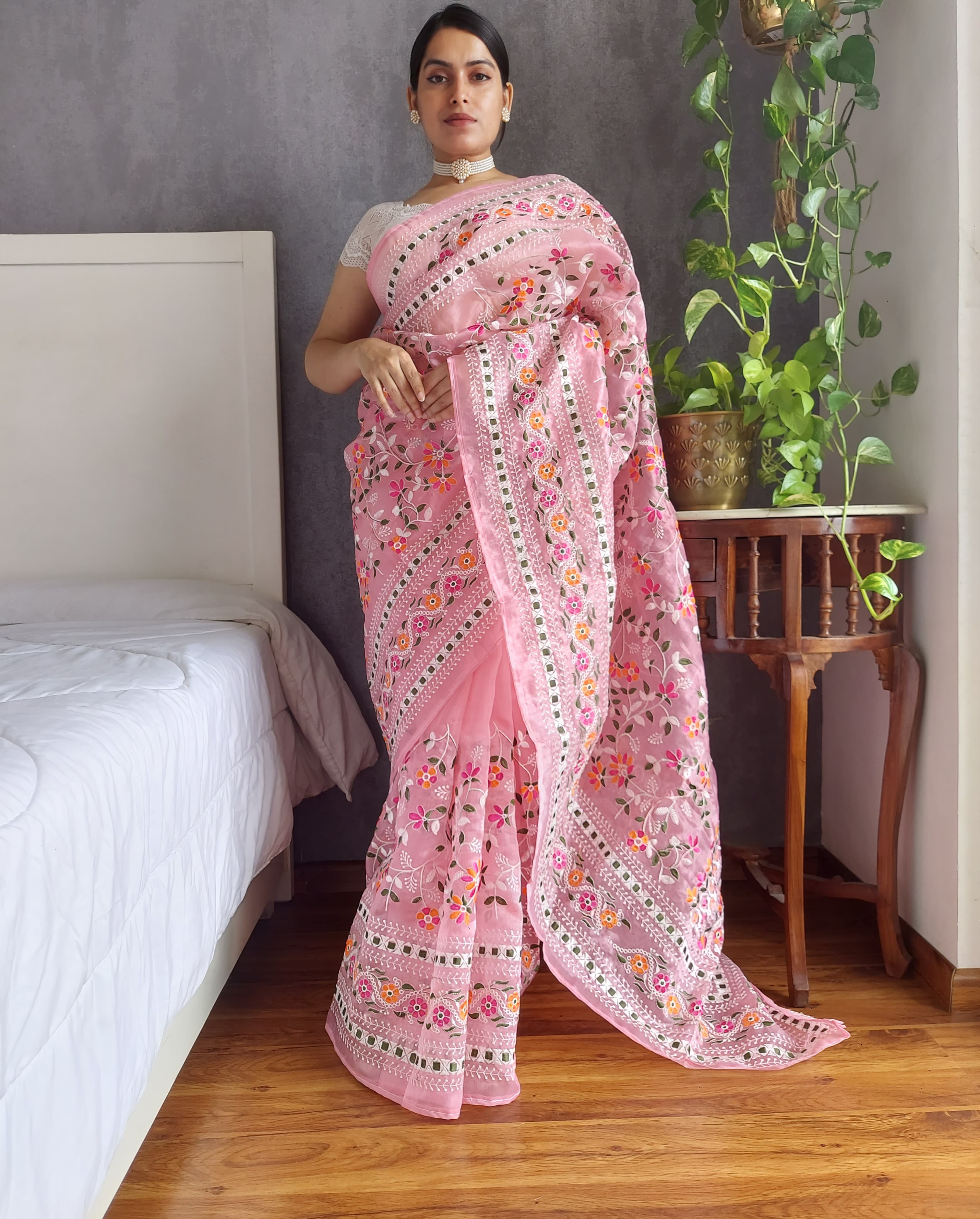 Buy Coin Grey Khadi Silk Saree online-Karagiri