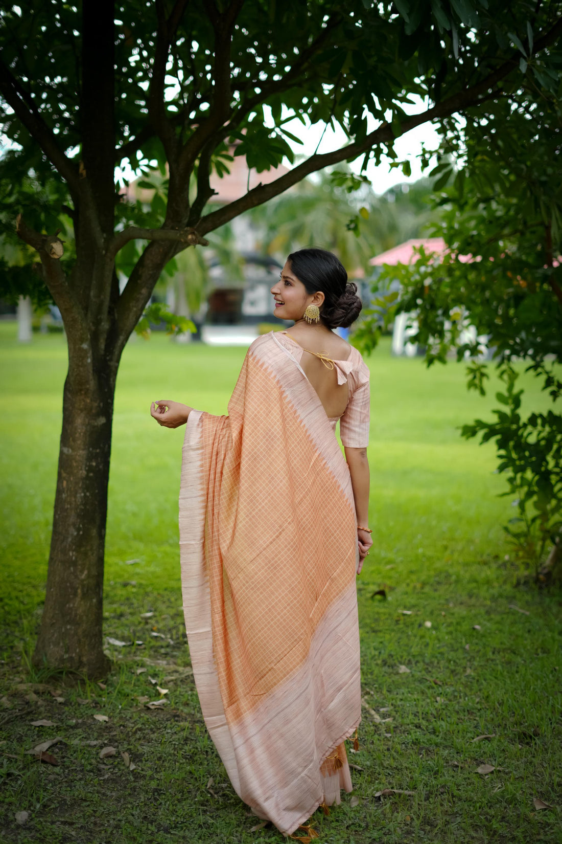 Mellow Yellow Soft Tussar Silk Saree