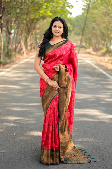 Red Soft Silk Saree