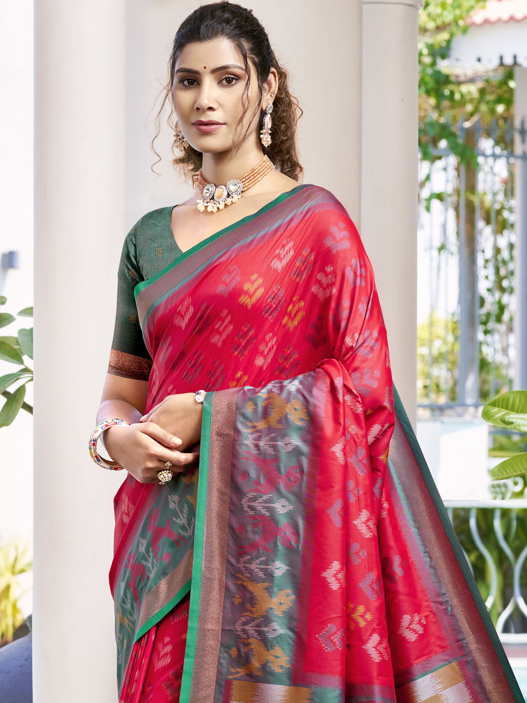 Red Silk Saree