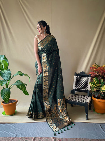 Green Soft Silk Saree