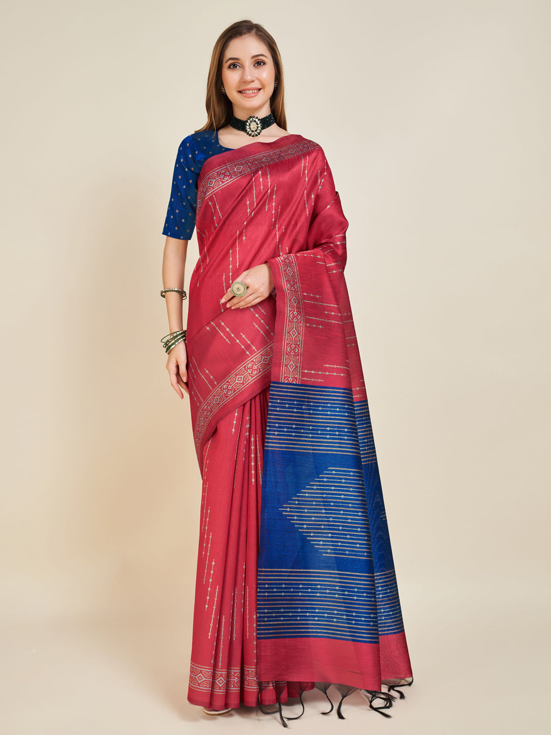 Red Soft Silk Saree