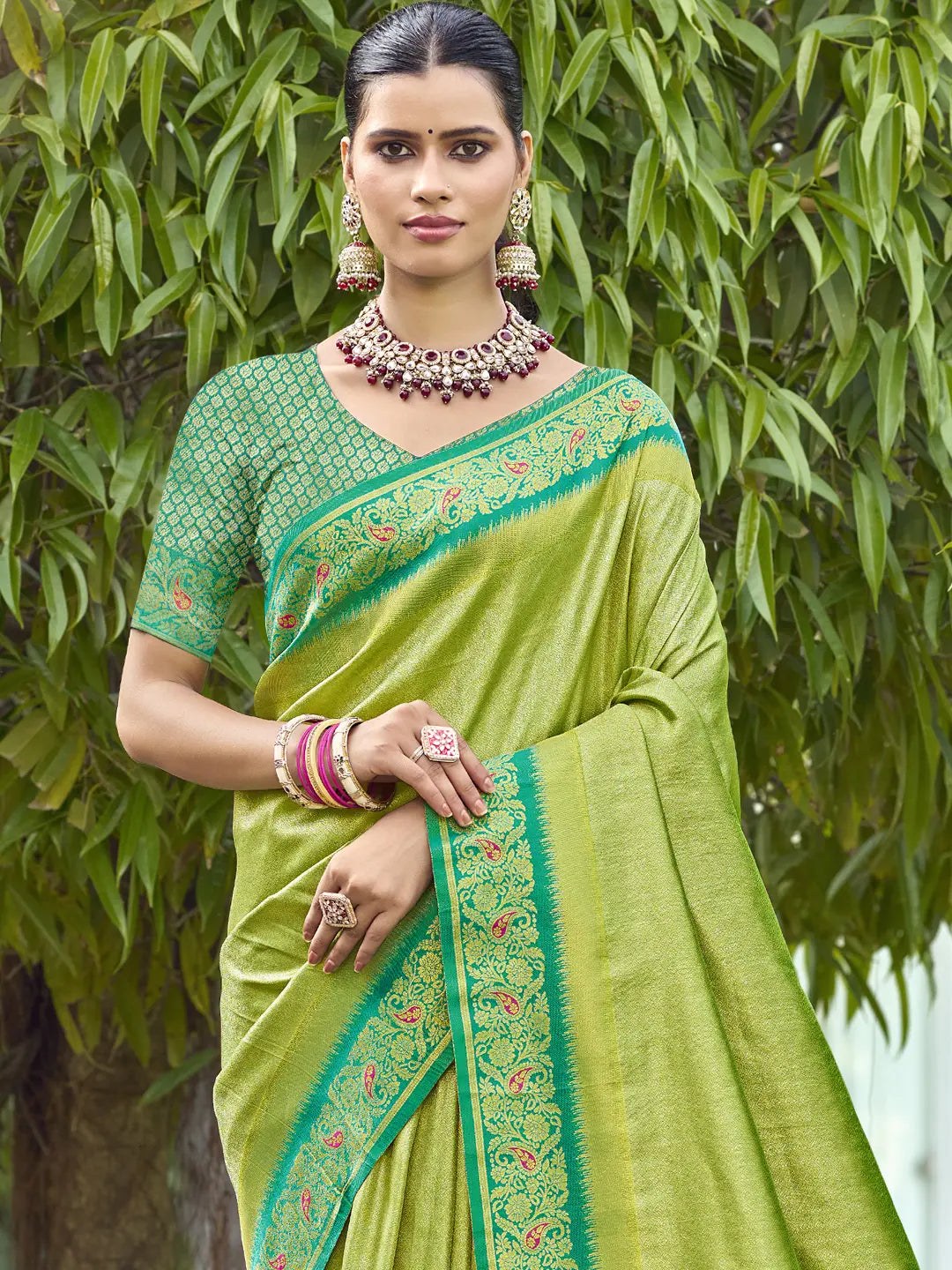 Light Green Silk Saree