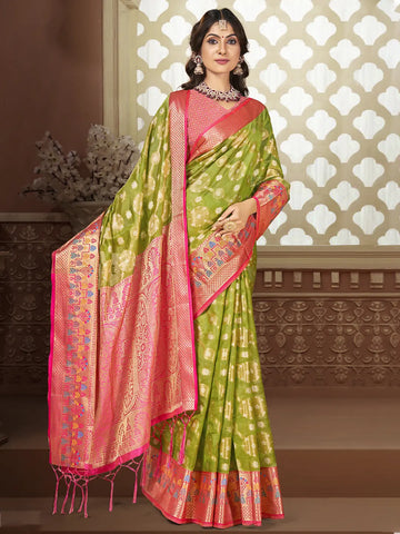 Light Green Silk Saree