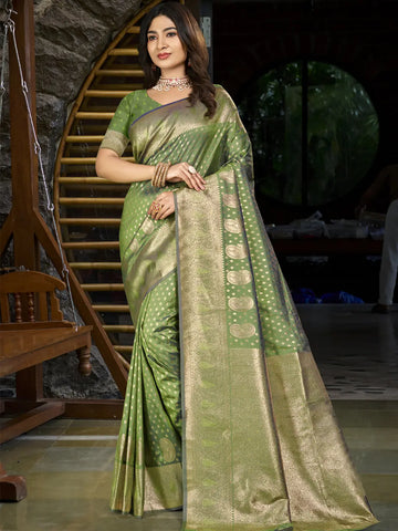 Green Silk Saree