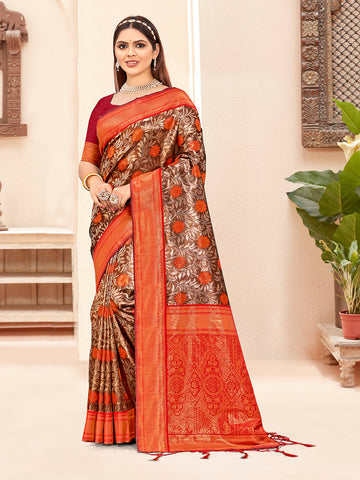 Sangam Beautiful Silk Saree