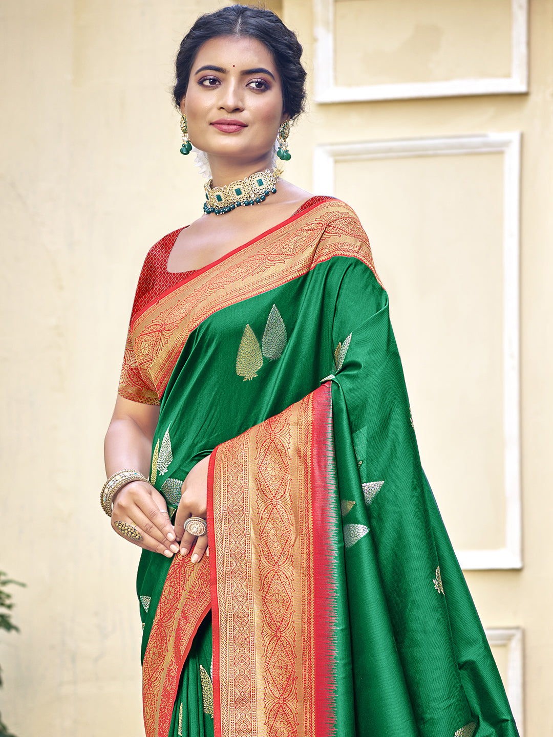 Green Silk Saree