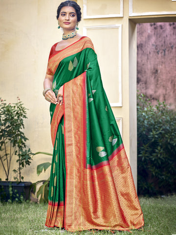 Green Silk Saree