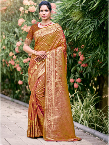 Light Brown Silk Saree