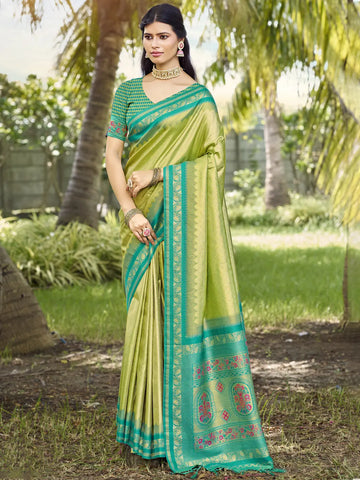 Light Green Silk Saree