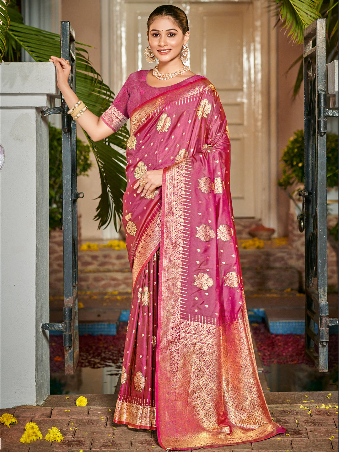 Sangam Beautiful Silk Saree