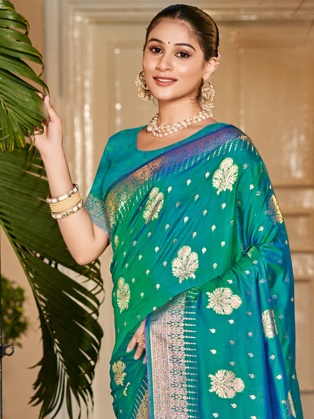 Green Silk Saree