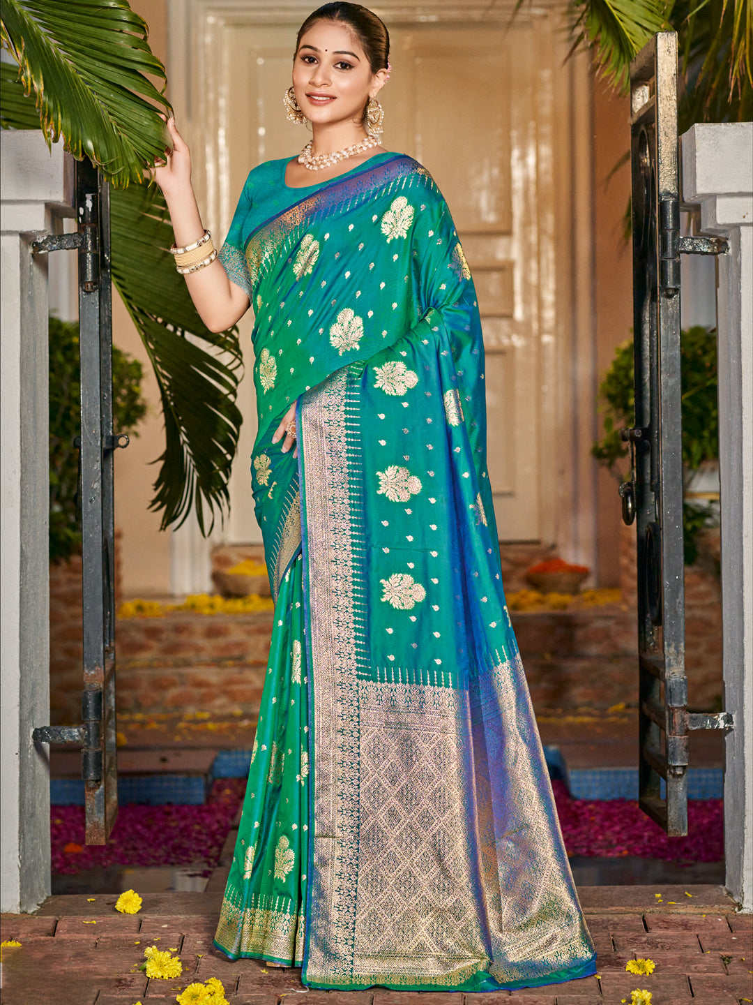 Green Silk Saree