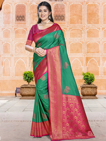 Green Silk Saree