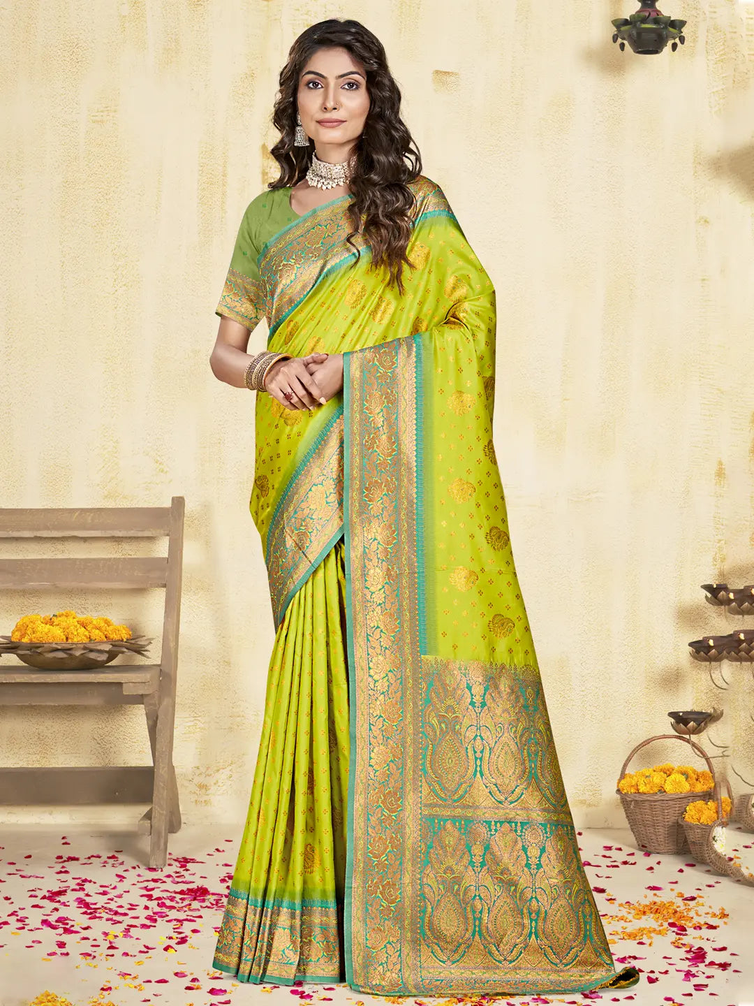 Light Green Silk Saree