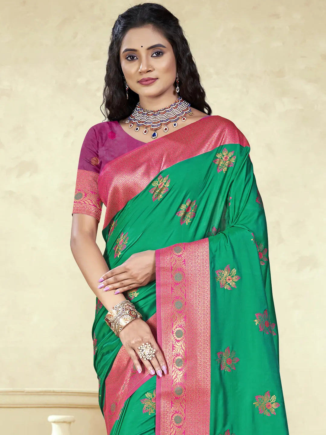 Green Silk Saree