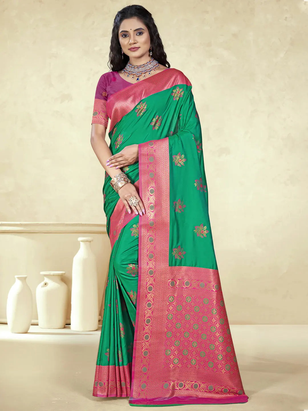 Green Silk Saree