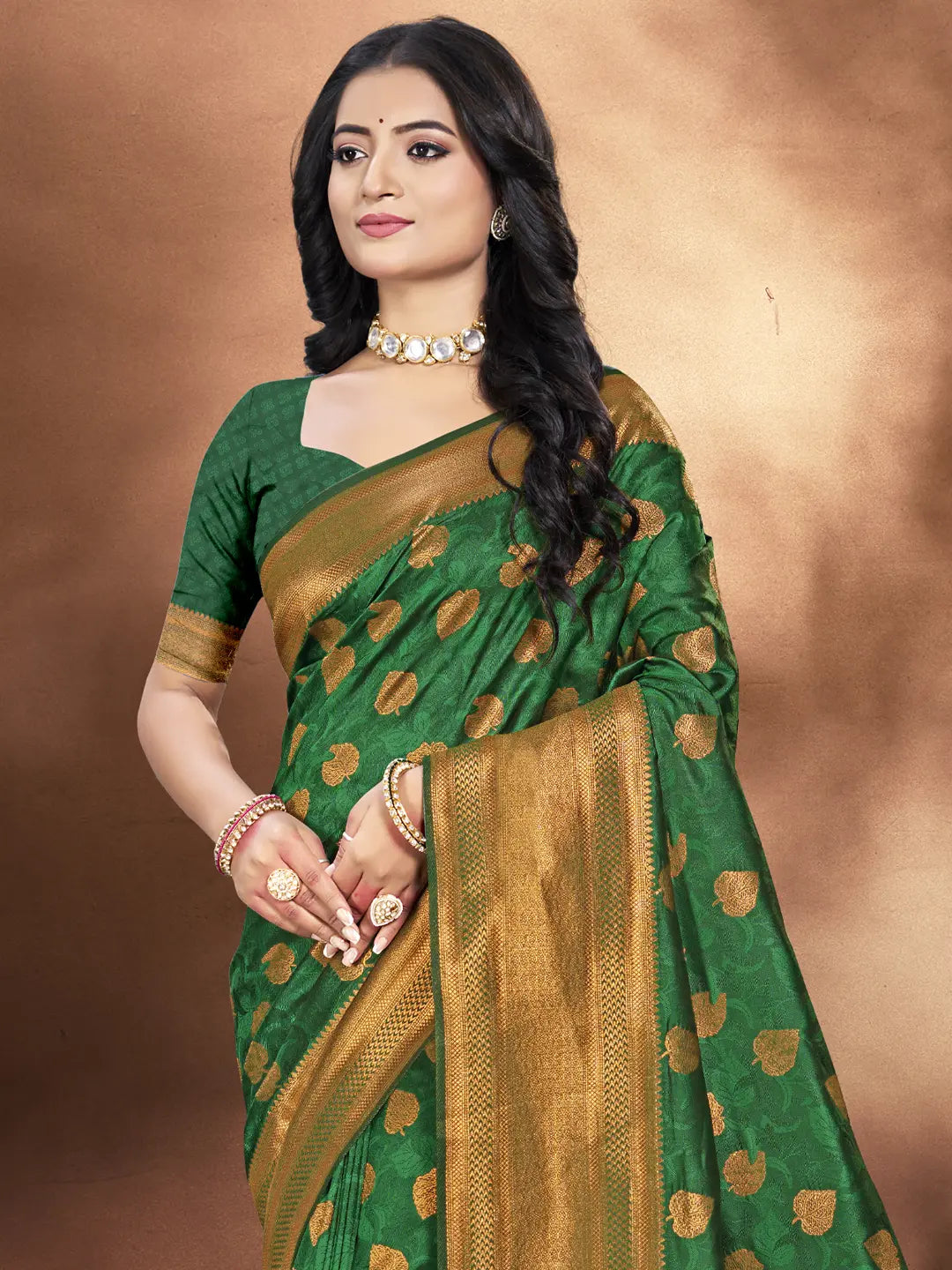 Green Silk Saree