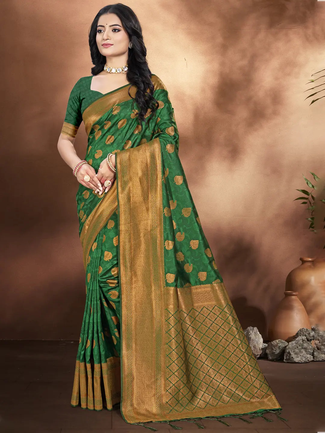 Green Silk Saree