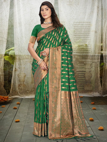 Green Silk Saree