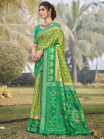 Green Silk Saree