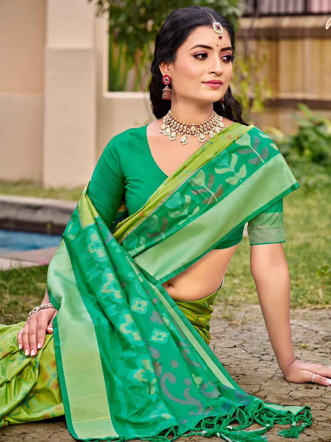 Light Green Silk Saree