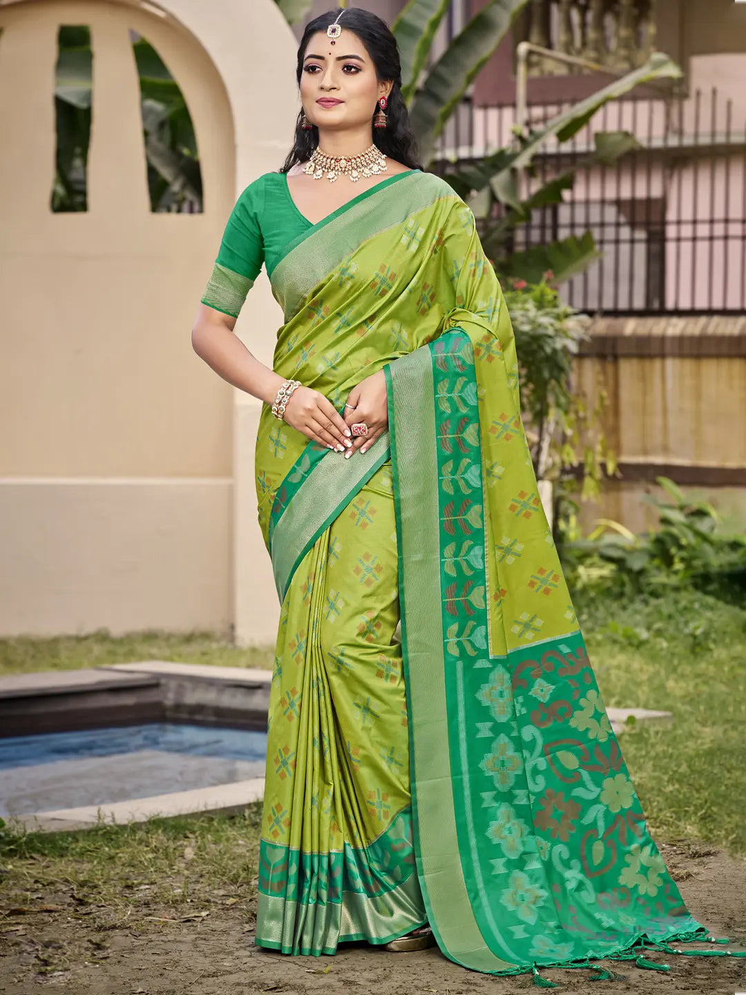 Light Green Silk Saree