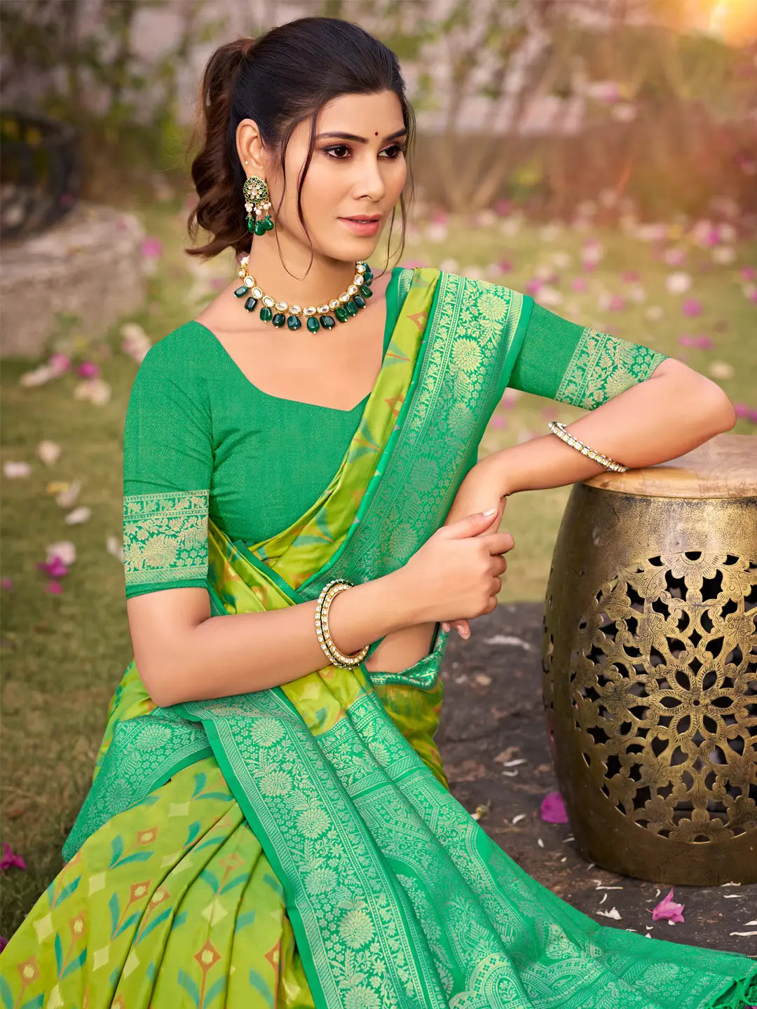 Light Green Silk Saree