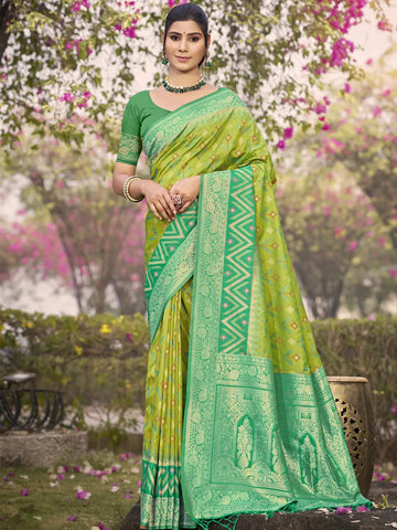 Light Green Silk Saree