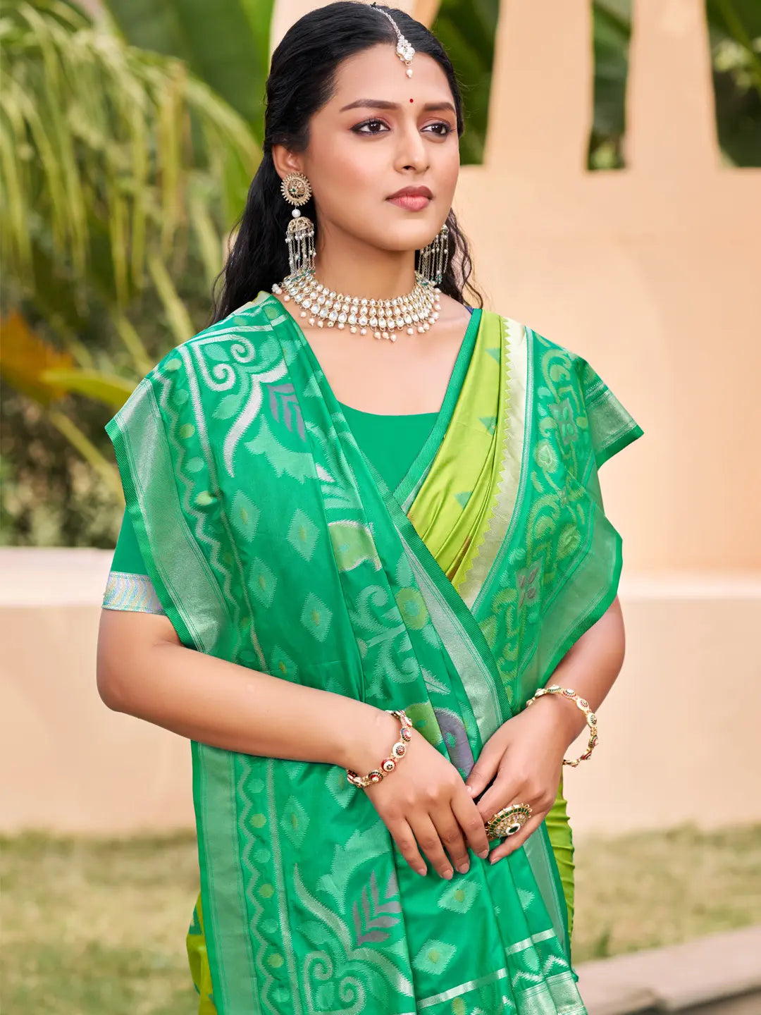 Light Green Silk Saree