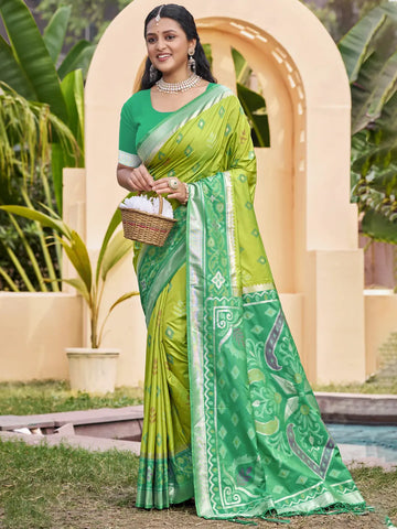 Light Green Silk Saree