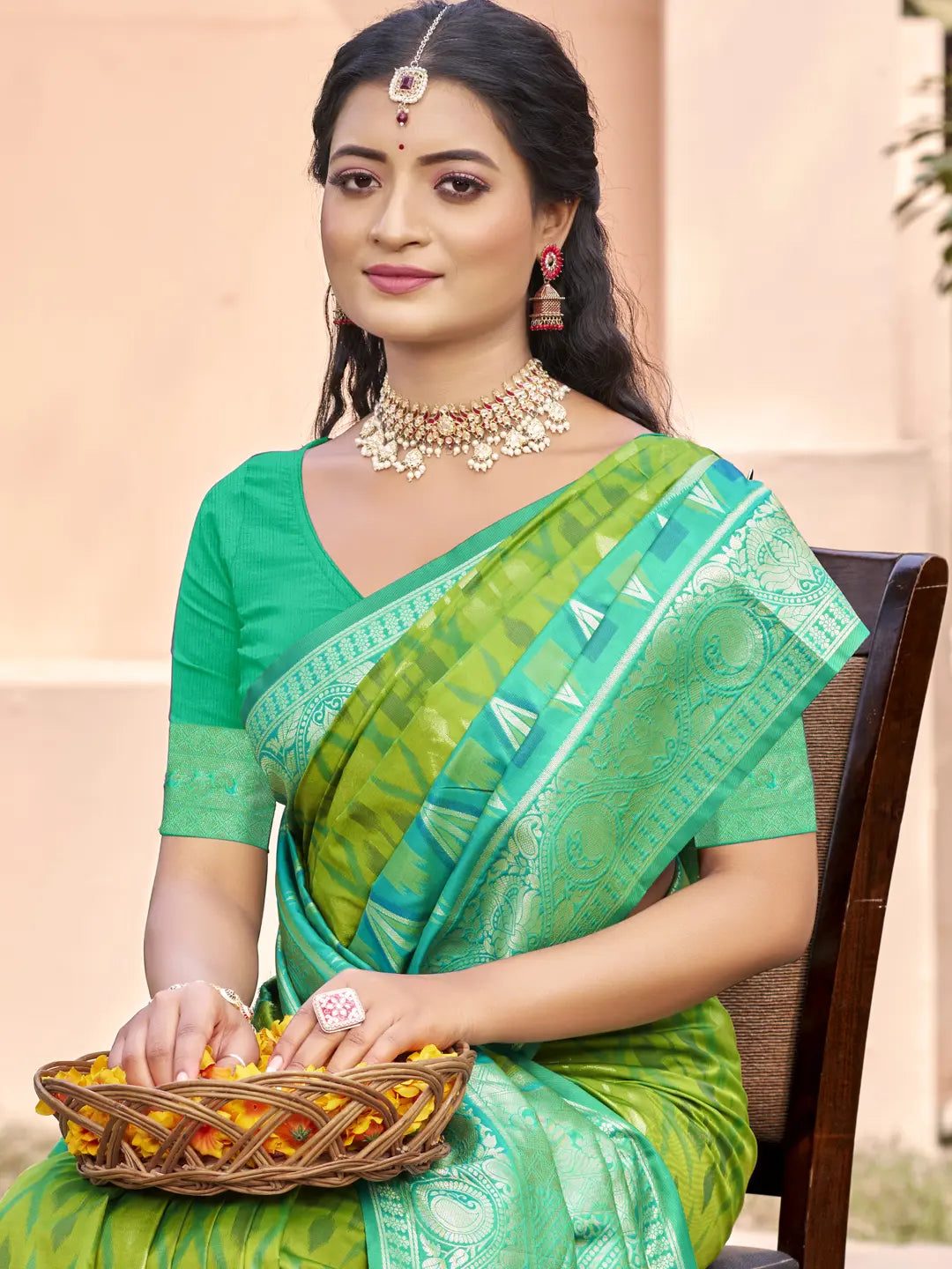 Green Silk Saree