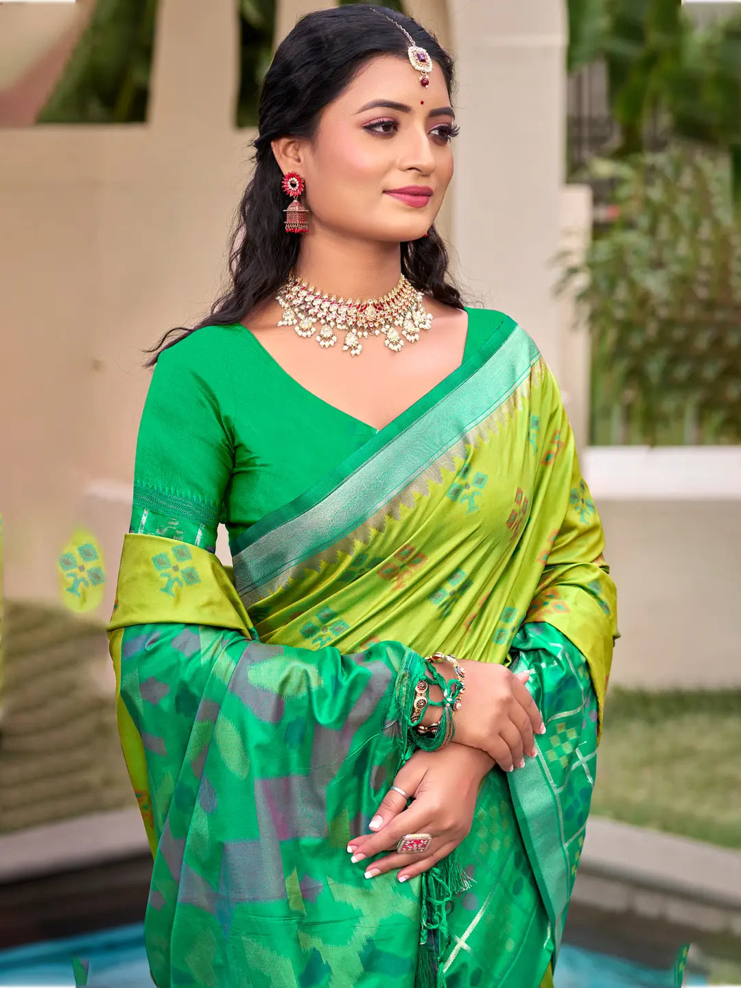 Light Green Silk Saree