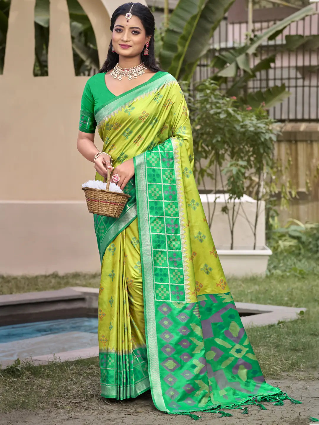 Light Green Silk Saree