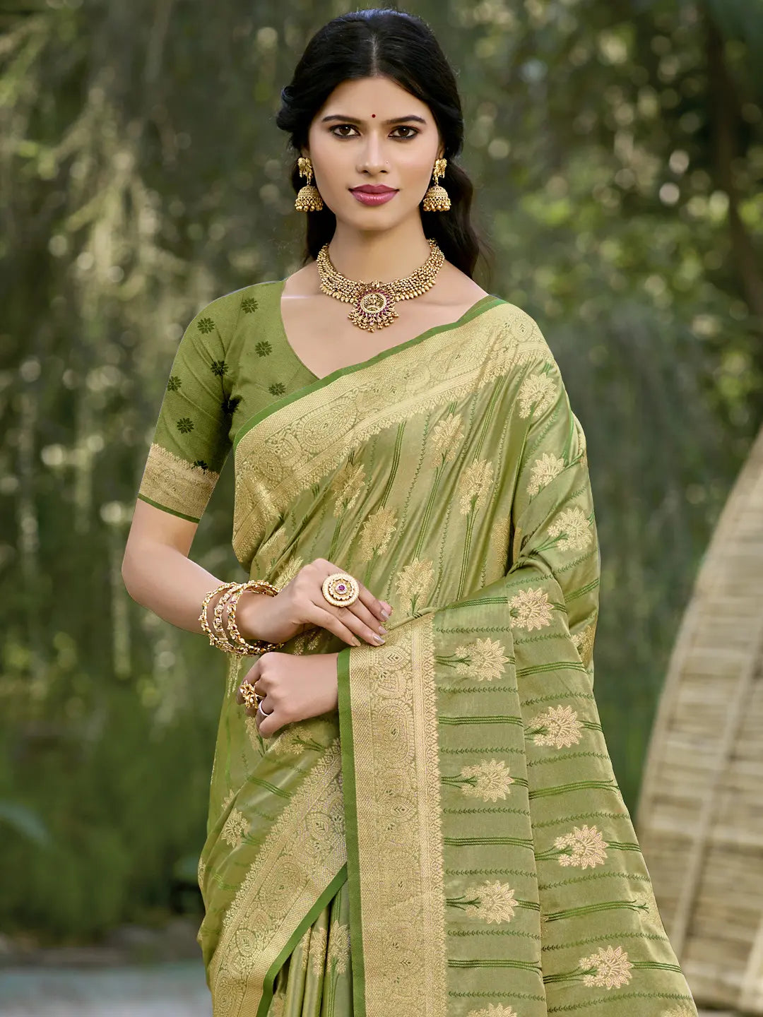 Light Green Silk Saree